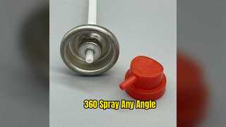 Решение для многоугольного распыления с аэрозольным клапаном 360°