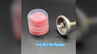 Клапан сухого шампуня: мелкий туман, без остатков