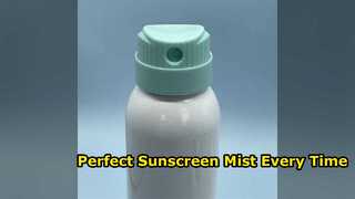 Premium Sunscreen Spray Valve 360 Degree Mist Technology