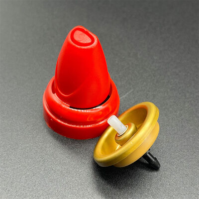 Купить Роскошный инвертированный алюминиевый дозирующий клапан для упаковки мусса для волос Производство в сети