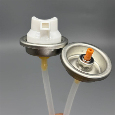 Купить Integrated Brush Aerosol Valve for Car Seat and Fabric Cleaner Aerosol Tin Cans Производство в сети
