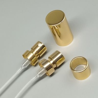 Купить Electroplated Perfume Pump with Metal Collar for Premium Perfume Производство в сети