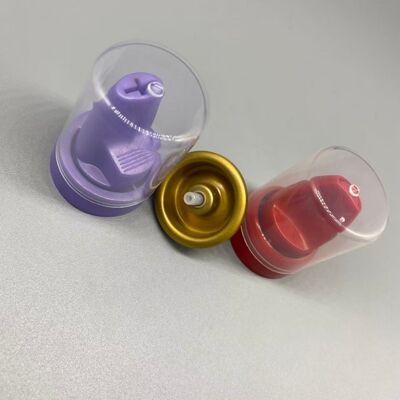 Купить Алюминиевый клапан для волос с 360-градусной диспенсировкой и совместимостью с мешком на клапане Производство в сети