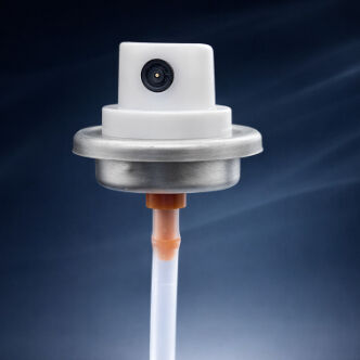 Купить Премиальный предварительно окрашенный мужской аэрозольный красочный клапан для согласованной упаковки Производство в сети