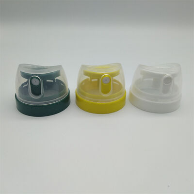 Крышка-распылитель аэрозольного баллончика 35 мм с надежным запирающим уплотнением, химически стойкая и эргономичная конструкция для применения с промышленными растворителями