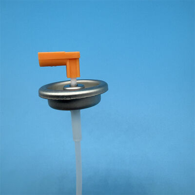 Экологичный дозирующий клапан с пластиковым штоком для средств личной гигиены с герметичной конструкцией