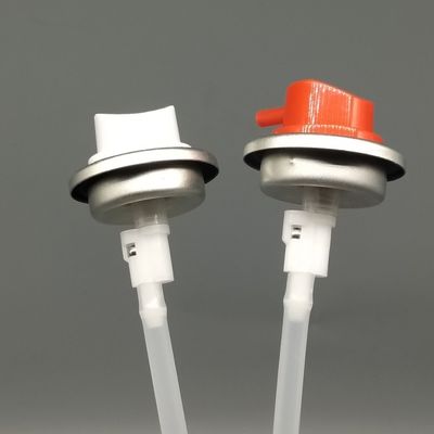 Эргономичный аэрозольный клапан на 360 градусов с приводом для многоцелевых чистящих и смазочных спреев с распылением под любым углом