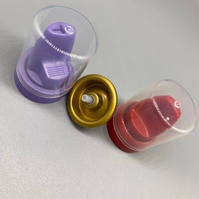 Свернутый алюминиевый аэрозольный клапан для волос Мосс для салонов Совместимая формула