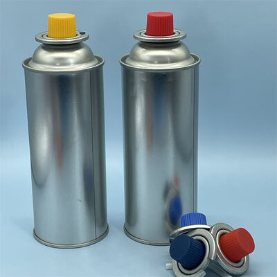 Премиальный клапан для газовой плиты с бутаном в аэрозольной упаковке с предохранительным замком, герметичной насадкой DNM и высокой устойчивостью к давлению для портативных походных плит